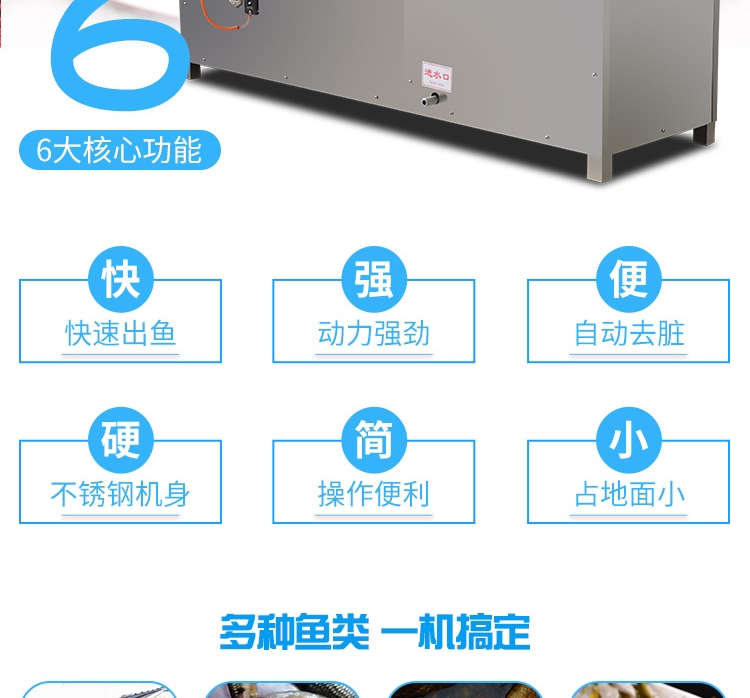 艾博馳ABCH-130L立式殺小魚機(去內臟)9